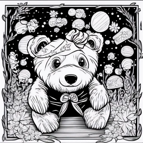 Cute Polar Bear Wearing A Ribbon Colr001, Vector Art, White... — Stable Diffusion AI Prompt: cute polar bear wearing a ribbon COLR_001, vector art, white background, colorin...