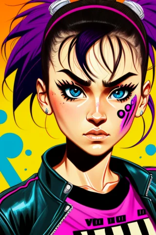 Detailed Face, Perfect Eye, Perfect Hands A Stylized Anime-i... — Stable Diffusion AI Prompt: detailed face, perfect eye, perfect hands A stylized anime-inspired portrait of...