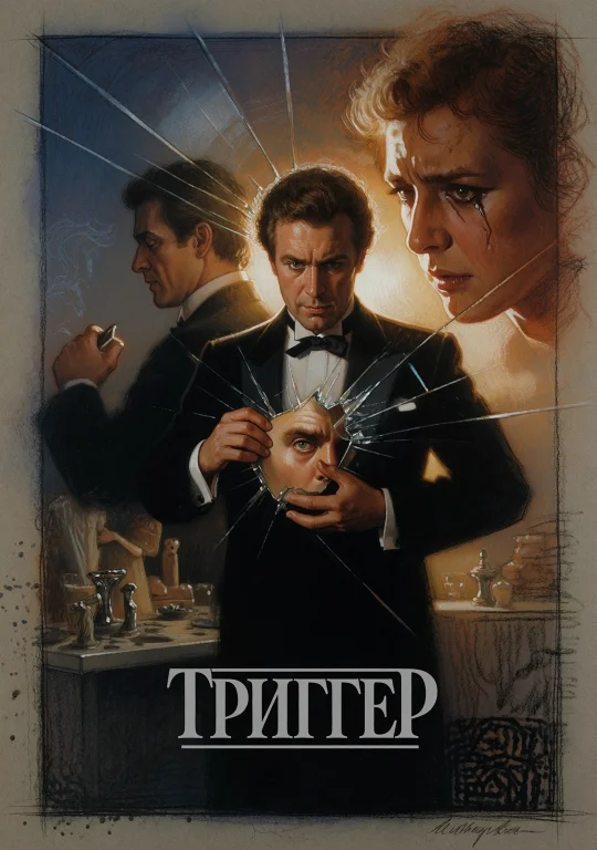 Cinematic Film Still 5. Drew Struzan Style Movie Poster Illu...