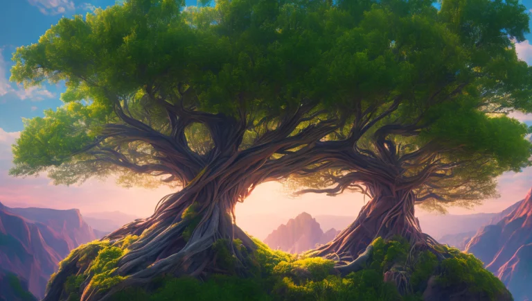 Tree Of Life, Artwork By Tooth Wu And Wlop And Beeple, Octan...