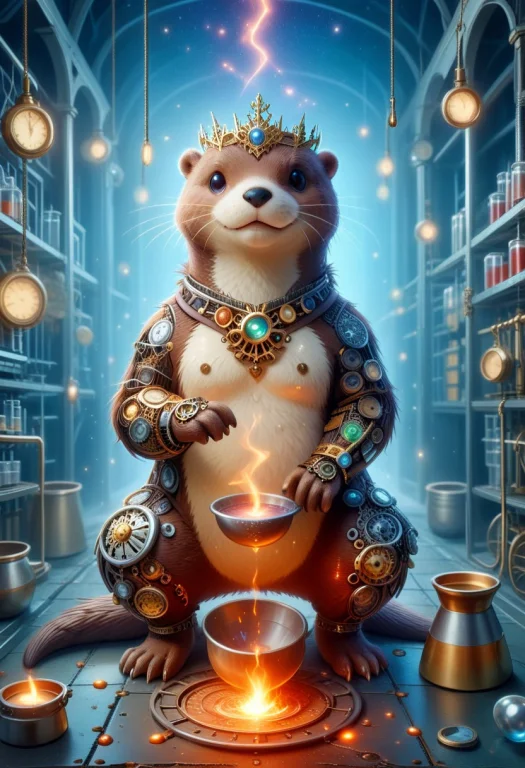 Cybernetic Sea Otter, Anatomically Accurate Sea Otter Integr...