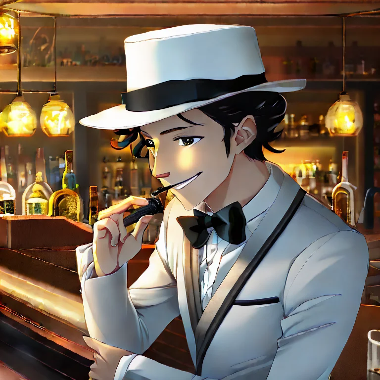 Anime, Realistic, Masterpiece, Best Quality, A Handsome Youn...
