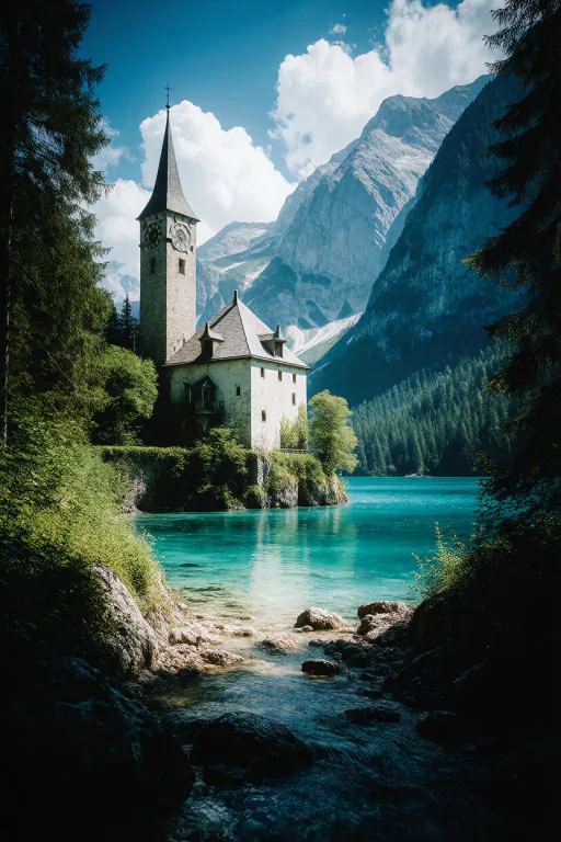 Zidiusart, A Photorealistic Landscape Photograph Of A Majest...