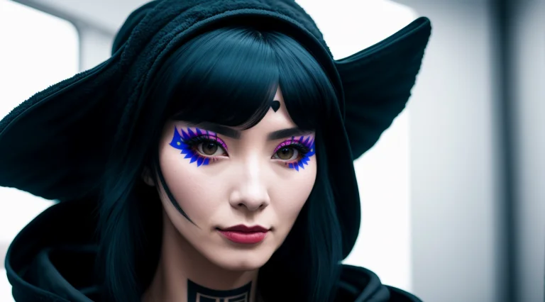 Tiktok Girl, Frombelow1.3 Walking1.2 Blackhair , Earmuffs ,...