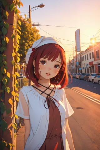 1girl,loraorie0.8, Streetscape Art By Greg Girard1.1 , Pecan... — Stable Diffusion AI Prompt: 1girl,, (streetscape art by Greg Girard:1.1) , (Pecan:1.1) , it is Superficial,...