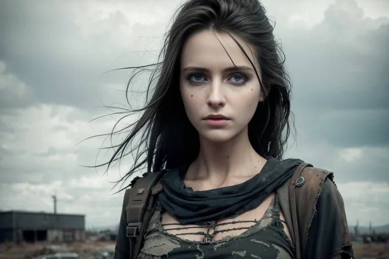 Best Quality, Masterpiece, Realistic1.2, Young Poor Woman, W...