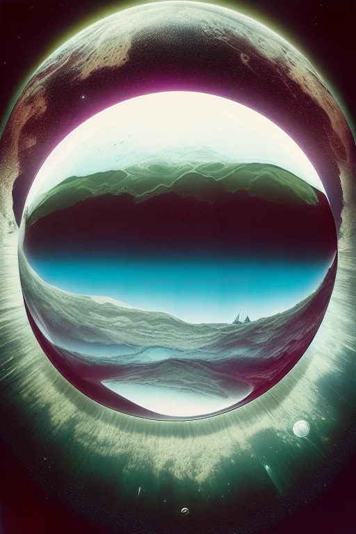 Lush Planet, Inside A Glass Orb, Floating In Space1.1, Space...