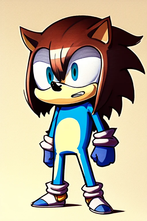Masterpiece, Best Quality, Sonic The Edgehog, Sketch, Loraap...