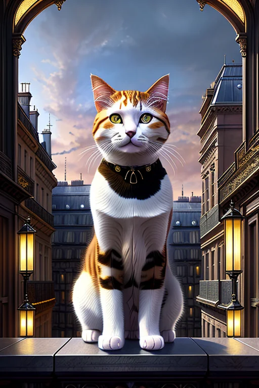 Humanoid Cat High Resolution Portrait, Stunningly Beautiful,...