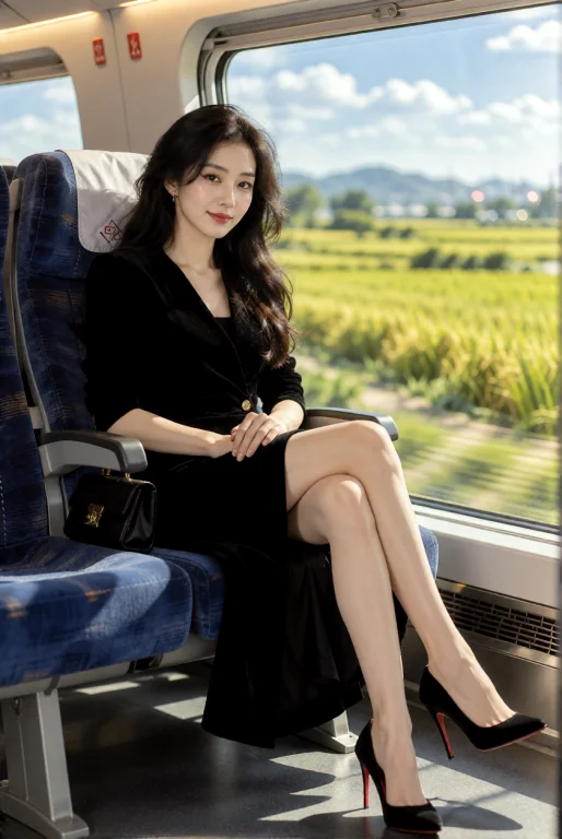 Professional Photograph Of A Beautiful Chinese Woman With A...