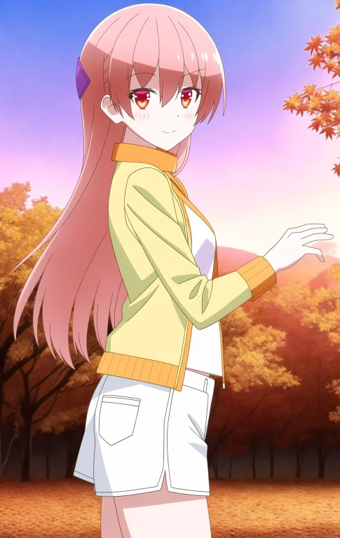 Tsukasa, 1girl, Cowboy Shot, From Side, Looking At Viewer, B...