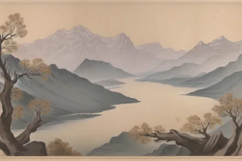 Lorastyle Kimhongdo1.2 Landscape, Mountains, Forest, Sky, Pa... — Stable Diffusion AI Prompt: Landscape, mountains, forest, sky, painting, masterpiece, best quality, intrica...
