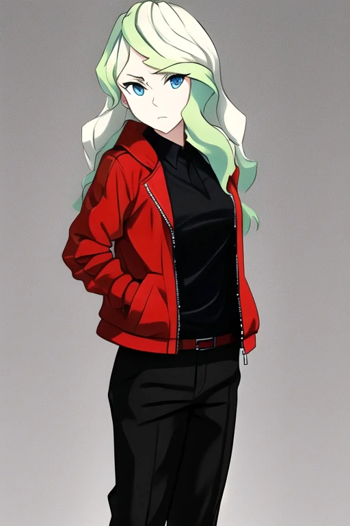 Diana Cavendish, Red Jacket, Black Pants, Anime Style, Maste...