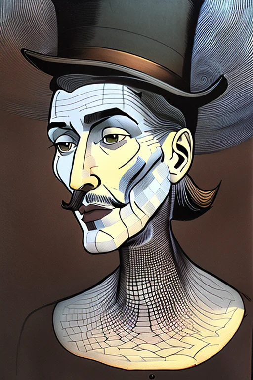 A Man In A Tophat And Monocle, Jubbslineartv2