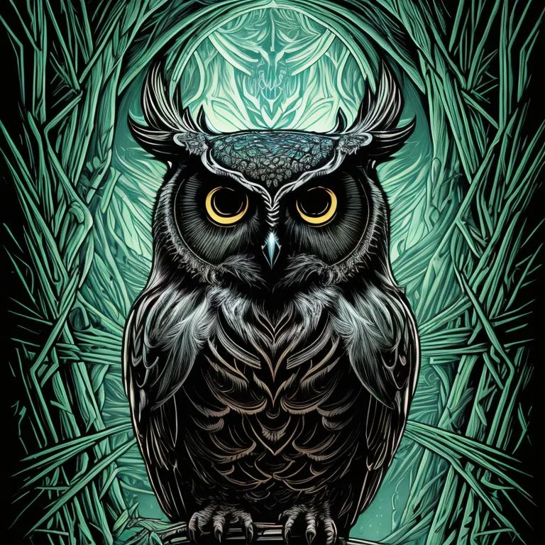 By Dan Mumford1.4 Extremely Epic Illustration, An Owl, Intri...