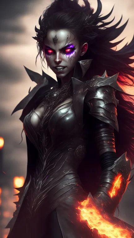 Fight, Demon On A Street, Chromatic Aberration, Depth Of Fie...
