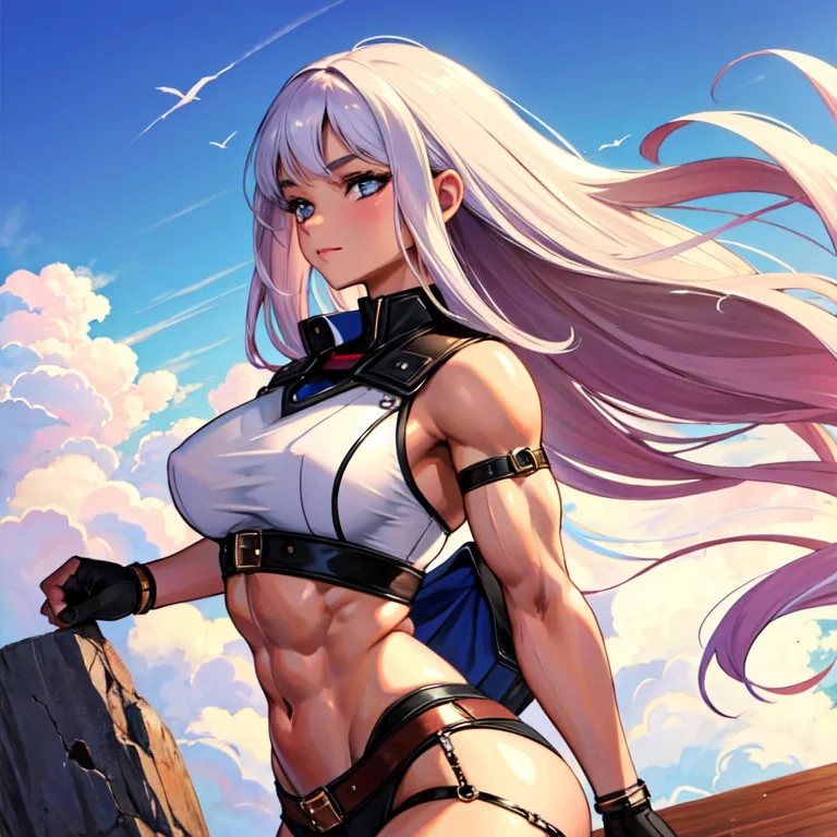 Ultra-detailed, Masterpiece, Highest Quality,1 Girl, Midly M...