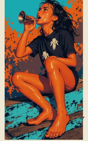Painterly Digital Illustration, Stylized Digital Painting Co... — Stable Diffusion AI Prompt: Painterly digital illustration, stylized digital painting conversion, painterly...