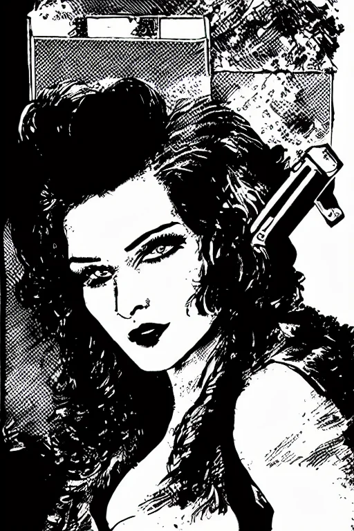 Theoldshadowrunstyles A Sexy Elegant Office Woman, A Gunand...