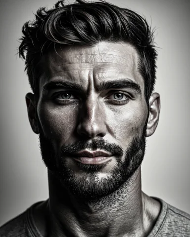 A Portrait Of A Beautiful Man Loramasculinefemininev12 — SDXL AI Prompt: a portrait of a beautiful man 