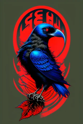 As A T-shirt Logo In The Style Of Magifactory Art, Raven, ,... — Stable Diffusion AI Prompt: as a t-shirt logo in the style of art, raven, , Tony DiTerlizzi