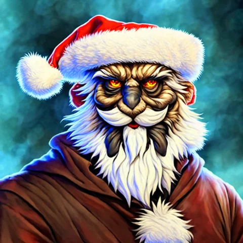 Werewolf Santa Claus, Charhelper, Digital Painting, High Det... — Stable Diffusion AI Prompt: (Werewolf Santa Claus), charhelper, digital painting, high detail, professional,...