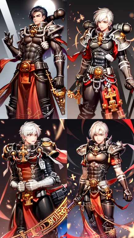 1boy, Muscular Male, Adepta Sororitas, Midriff, Lorawh40ksis...