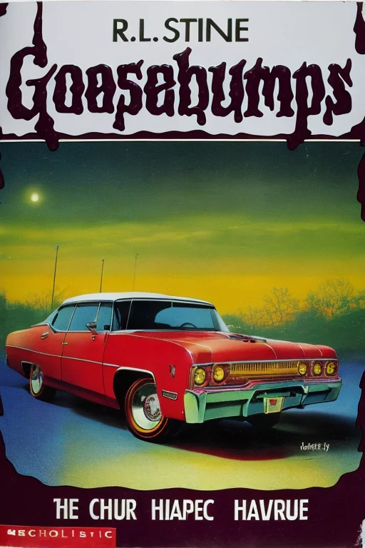 Car Plymouth Fury Hardtop, Night, Atmospheric, Goosebumpsboo...