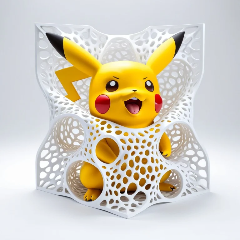 The Famous Shocked Pikachu Meme Reimagined As A 3d Masterpie...