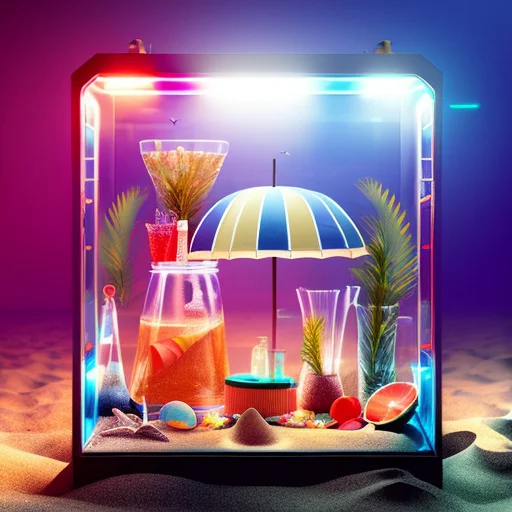 Summer Beach Party 1.2, Knollingcase, Display Case, Labelled...