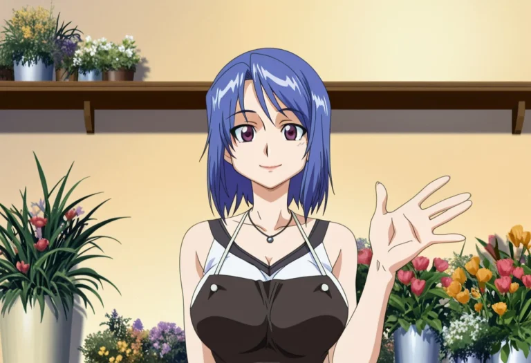 Mai Katsuragi, Anime Coloring, Lover In Law, 1girl, Solo, Bl...