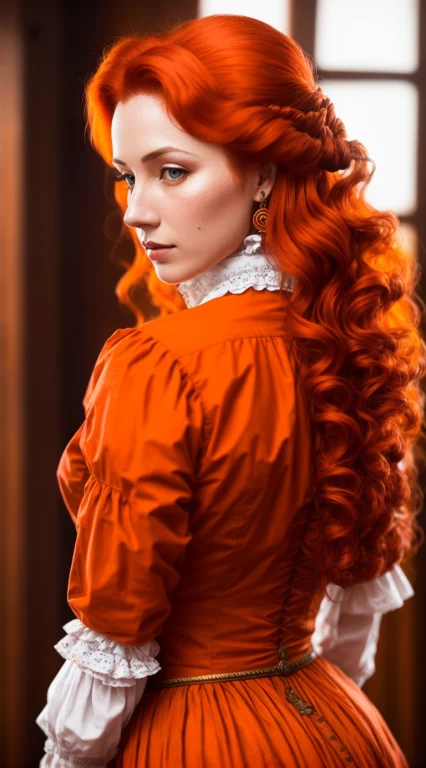 Tiktok Girl, Frombehind1.3 Lying1.2 Redhead , Wavyhair , Vic...