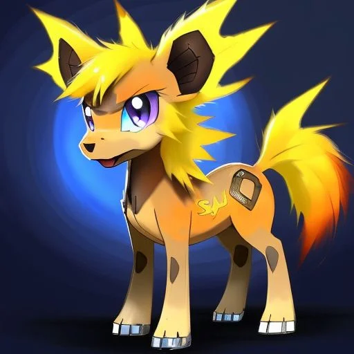 Samdoesarts Style1.3 A Vicious Amber Metal1.2 Pony Pokemon W...
