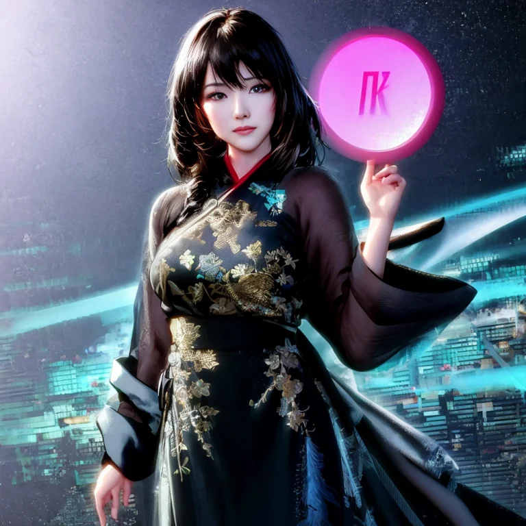 A Girl,hanfu Girl,close Up,looking At Viewer,anime,detailed...