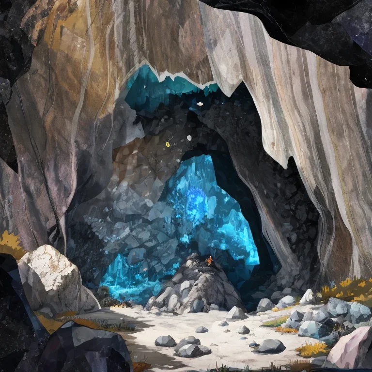 A Rocky Mountain Cave Cave Cave Entrance Cave Entrance In Th...