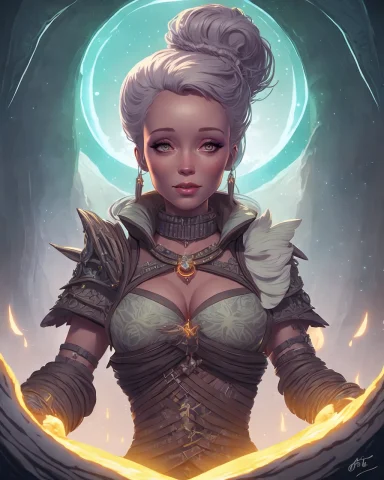 Advntr, Beautiful Woman On A Fantastical Journey To A Farawa... — Stable Diffusion AI Prompt: advntr, beautiful woman on a fantastical journey to a faraway village at night