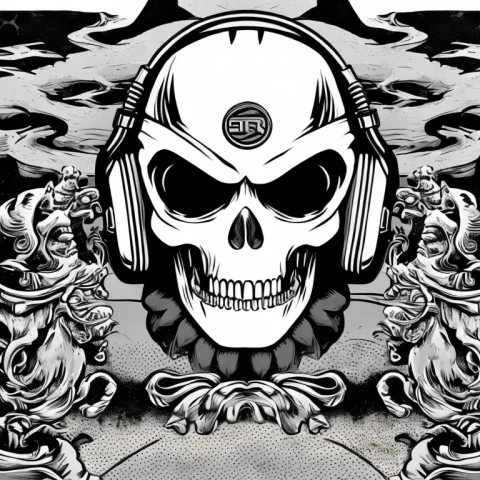 Gray Alien Head, Ultra Detailed, Detailed Face, Headphones,... — Stable Diffusion AI Prompt: gray alien head, ultra detailed, detailed face, headphones, pyramid throne with...