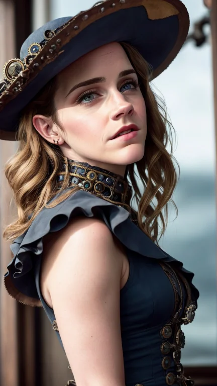 Close Up, Emwat69 In The Hat, Victorian Era, Steampunk, Cine...