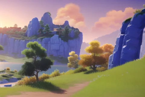 Liyue, Landscape, Masterpiece, Best Quality, Highly Detailed... — Stable Diffusion AI Prompt: Liyue, landscape, masterpiece, best quality, highly detailed, cinematic lighting...