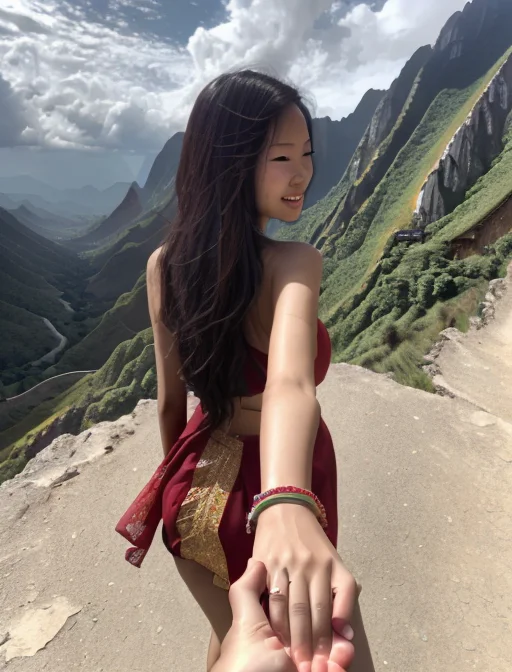 Tall Vietnamese Girl, Facing Viewer, Smiling, Ultra Detailed...