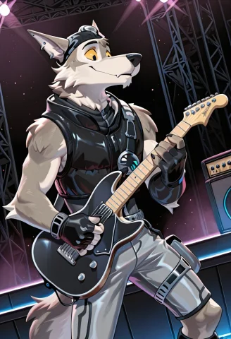 Masterpiece, Best Quality, Amazing Quality, 1boy, Solo, W3nd... — Stable Diffusion AI Prompt: masterpiece, best quality, amazing quality, 1boy, solo, w3nd3ll, wolf (wendell),...