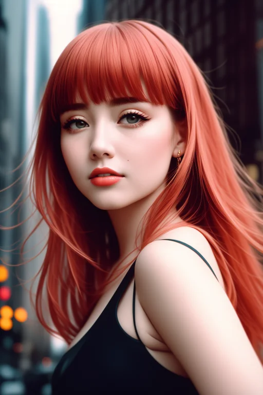 Female Semi Nua Perfect Portrait, New York, Medium Format, F...
