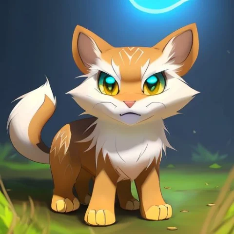 Samdoesarts Style1.3 A Wild Wheat Ground1.2 Cat Pokemon With... — Stable Diffusion AI Prompt: (samdoesarts style:1.3) a wild wheat (ground:1.2) cat Pokemon with aquamarine ha...