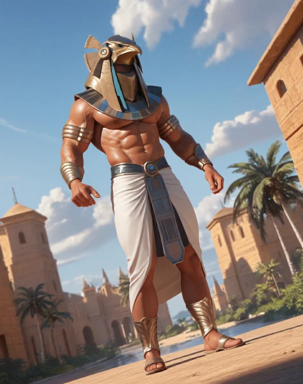 Lorahorusjaffastargatenoobaiad0.6 Horus Jaffa, Muscular, Sta...
