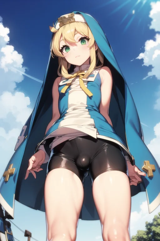 1boy,solo,otoko No Ko,bridget Guilty Gear,blonde Hair,green...