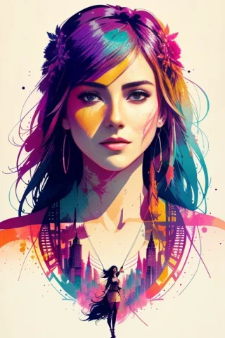 Poster Of Warrior Princess Standing On Hill Centered Key Vis... — Stable Diffusion AI Prompt: poster of warrior princess| standing on hill |centered| key visual| intricate| h...