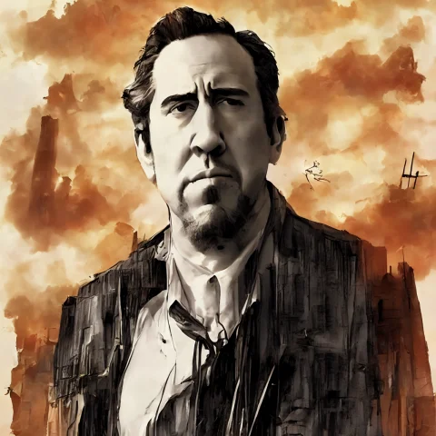 Digital Ink, Nicholas Cage As President, Style By Cybercity — Stable Diffusion AI Prompt: digital Ink, Nicholas Cage as president, style by CyberCity