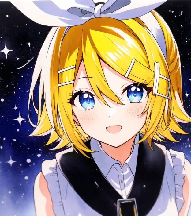 Kagamine Rin, Hypernetqqqrinkappp0.775, Starryskyprint, Star...