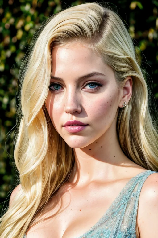 Portrait Photo Of Evelynnobodysd15 Long Wavy Blonde Hair Pre...