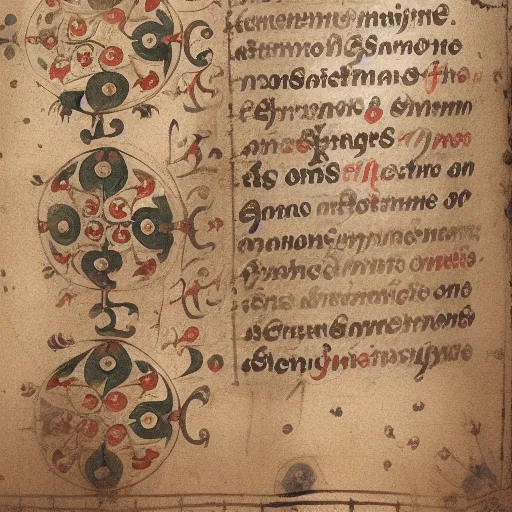 A Ancient Manuscript Page Loramanuscriptailora1